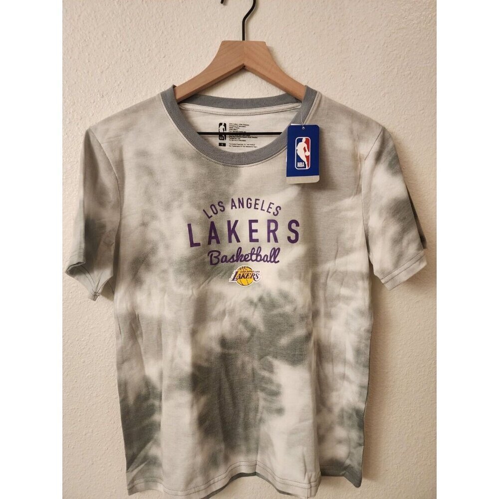 NBA Los Angeles LA Lakers Basketball Women's Sz S Tie Dye T-Shirt